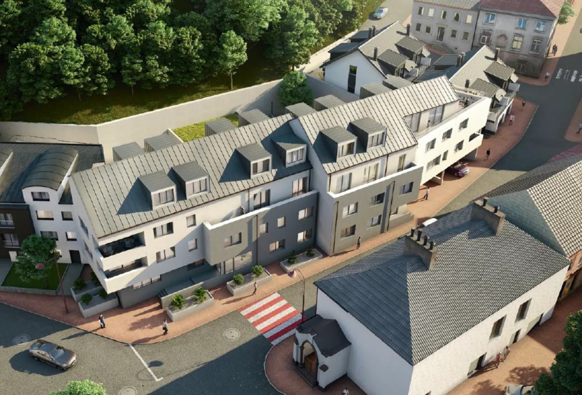 Projet Bissen — architectural render